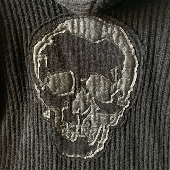 New Zadig &Voltaire Sangria Hooded Alpaca-blend Poncho - Picture 5 of 8